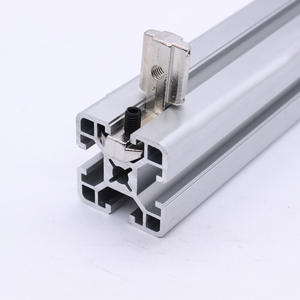 European Standard Aluminum Profile <b>Accessories</b> 2030 40 45 Silver Built-In Corner Groove <b>Connectors</b> Black Right Angle <b>Connectors</b> - Product Image 2