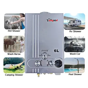 6L 12KW Hot Selling Submersible Portable Camping Boiler Geyser Gas Instant Water Heater