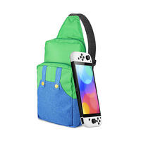Sac de rangement portable en nylon imperméable et durable de 7 pouces avec fermeture éclair, grande capacité, classique et décontracté, personnalisable avec logo, pour Switch 2