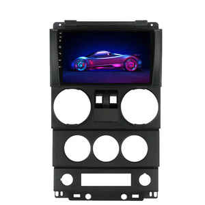 Car CarPlay Android para <span class=keywords><strong>Jeep</strong></span> <span class=keywords><strong>Wrangler</strong></span> <span class=keywords><strong>Unlimited</strong></span> 3 JK 2008 - <span class=keywords><strong>2010</strong></span> GPS Navi Unidad principal Radio Auto 4G LTE WiFi - Product Image 1