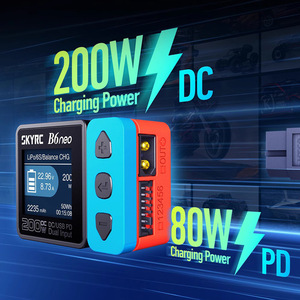 Chargeur intelligent SKYRC B6neo MCUDC200W PD80W double canal, Arm Cortex-M4, courant de charge 10A, XT60 USB Type-C pour la charge RC - Product Image 2