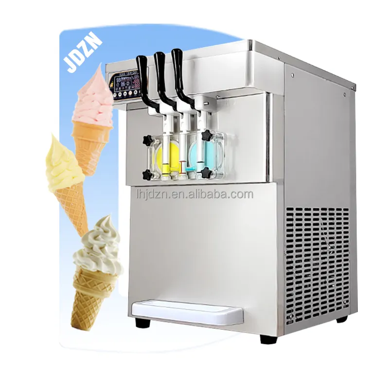 Máquina automática alemana para hacer helados suaves Gosher Snowball Penguin