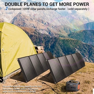 แผงโซลาร์เซลล์พับได้ 100W/150W/200W/300W/400W - พกพาสะดวกสำหรับใช้งานกลางแจ้ง ประสิทธิภาพ 21% น้ำหนักเบาเพียง 5 กก. - Product Image 6