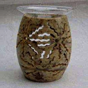 เตาเผาก้อนหินอโรม่าอินเดีย - ของตกแต่งบ้านที่ทนทาน - Product Image 1