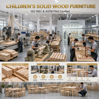 Ensemble table et chaises pour enfants en bois massif, 5 pièces, 1 table et 4 chaises, pin naturel, pour maternelle, école maternelle, garderie, salle de classe