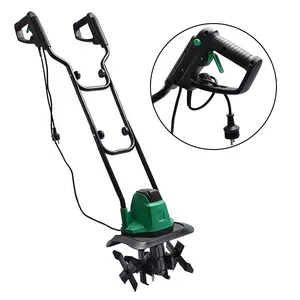 VERTAK lightweight 1050w mini power tiller machine agricultural garden lawn rotary tiller