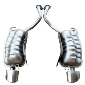 Silenciador de Escape Plateado de Acero Inoxidable 409 de 1.2mm 1.5mm de Alto Rendimiento y Bajo Precio, Ajuste Directo para Nuevo, Suministro de Fábrica de Yueyang - Product Image 1