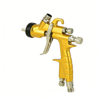 Pistola de Pulverización ROKO MINI WS400 1.0mm LVLP para Repintado Automotriz, Certificación OEM CE, Alimentación por Gravedad, para Reparación y Pintura de Automóviles