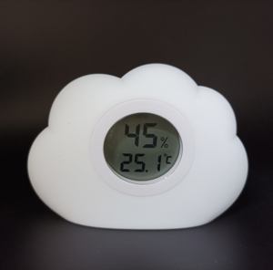 เครื่องวัดความชื้นในห้องเด็กระบบคลาวด์ที่เปลี่ยนสีของหลอดไฟตามอุณหภูมิ - Product Image 1