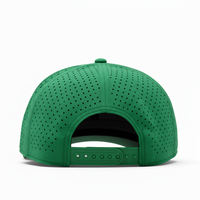 Gorra Trucker de 5 Paneles de Alto Rendimiento, Transpirable e Impermeable, con Lazo, Logotipo Personalizado, Orificios Cortados con Láser, Ajustable, 100% Poliéster