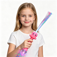 Bâtons lumineux LED à fibres optiques pour les fêtes, avec boule de projection, pour Halloween, Noël, et les fêtes à domicile (vente en gros)