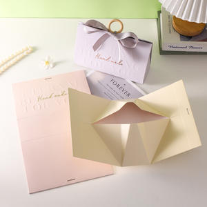 Nouveau design d'emballage de cadeau <span class=keywords><strong>kraft</strong></span> imprimé sur mesure sacs de bonbons de mariage à ruban recyclé petit sac en papier avec poignées - Product Image 4