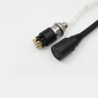 Cable de enchufe submarino personalizado conector circular Ethernet de 13 pines Cable de enchufe hermético conectores submarinos Subconn para ROV ROBOT