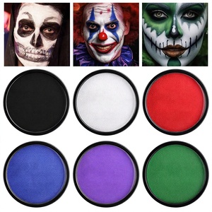 Pigment de <span class=keywords><strong>peinture</strong></span> corporelle et faciale <span class=keywords><strong>nacré</strong></span> hydrosoluble 30g, facile à sécher et à colorer, pour Halloween, en emballage boîte de couleur - Product Image 2