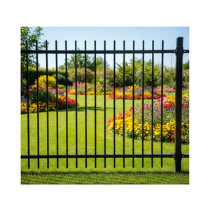 Gran oferta, barra <span class=keywords><strong>Vertical</strong></span>, VALLA DE Metal, 6*8 pies de altura, valla de jardín portátil de Metal antirrobo a la venta - Product Image 1