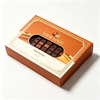 Boîtes à pâtisserie pliables de qualité alimentaire personnalisées, en papier kraft biodégradable, en carton, pour biscuits, beignets, chocolats, avec séparateurs