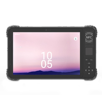 Tableta industrial robusta de 10 pulgadas, 5G LTE y posicionamiento GPS, tableta resistente para montaje en vehículo con interfaz de puerto serie.