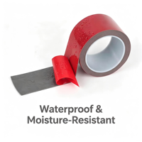Ruban adhésif double face A7040FR : Adhérence forte, résistant aux températures et à l'abrasion, comble les espaces, pour les ailerons de voiture, les seuils de porte et les garnitures extérieures