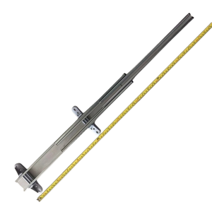 Porte-pantalon rétractable monté sur le haut moderne en acier plastique conception tirer tiroir glissière Rail maison cuisine armoire armoires accessoire - Product Image 5