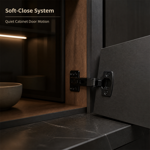 <span class=keywords><strong>Hettich</strong></span> Sensys 8645i 110 Soft-Close-Scharnier Obsidian Schwarz Vollauszug Halbauszug Einbau Schraubmontage Selbstschließend Küchenschrank - Product Image 5