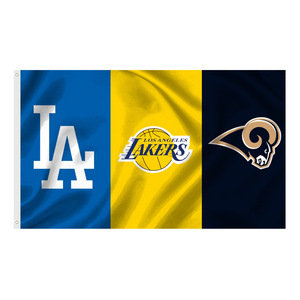 Banderas de <span class=keywords><strong>los</strong></span> Dodgers de <span class=keywords><strong>Los</strong></span> Ángeles, de Poliéster Resistente, de 3x5 Pies, con Varios Diseños, al por Mayor - Product Image 3