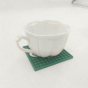 Sous-verres personnalisés en PVC et silicone pour cadeaux en gros - Product Image 4