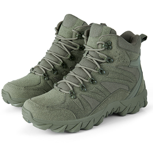 DFU35 Botas de Tobillo Transpirables de Gamuza Negra, Zapatos de Entrenamiento - Product Image 3