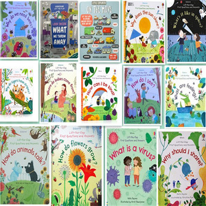 Libro per la prima educazione dei bambini: sviluppo cognitivo e concentrazione - Libro con finestrelle 'Le prime <span class=keywords><strong>domande</strong></span> e le risposte' in carta rigida perfetta - Product Image 2