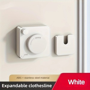 En stock porte-<span class=keywords><strong>linge</strong></span> peu encombrant séchage des vêtements corde à <span class=keywords><strong>linge</strong></span> rétractable murale en acier inoxydable 4.2 mètres - Product Image 5