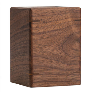 Walnut Wood <b>Tea</b> <b>Set</b> Holder Square Convenient <b>Tea</b> Ceremony Accessories - Product Image 5