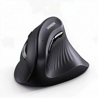 UGREEN MU008 Mouse Vertikal Ergonomis Dual Mode Nirkabel Mouse Komputer Senyap