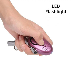 Mini linterna portátil de emergencia, seguridad SOS, alarma de autodefensa, llavero, alarma Personal para mujeres, niños, ancianos - Product Image 3