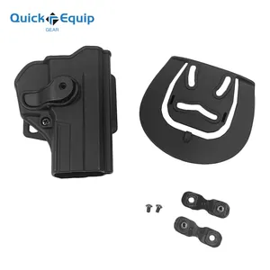 Quick Release New Design Universal Black Polymer Tactical Gun Holster