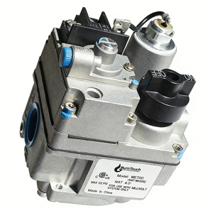 Válvula de Gas para Freidora 700-506, Válvula de Gas Combinada de Grado Comercial con Termostato y Reductores de 3/4" x 1/2" - Product Image 3