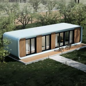 Verifizierte Apple Cabin Stahlkonstruktion Kapselhaus Casas Vorgefertigte Tiny Houses aus China 20ft Airbnb Kapselhotel Versandbereit - Product Image 6