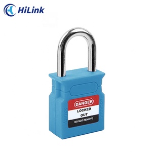 HiLink, nuevo <span class=keywords><strong>candado</strong></span> de bloqueo de seguridad <span class=keywords><strong>azul</strong></span> con forma de jarrón, grillete de acero de 25mm con llave maestra, cerraduras al por mayor, diseño del cuerpo - Product Image 4
