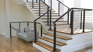 Système de <span class=keywords><strong>balustrade</strong></span> en aluminium moderne pour <span class=keywords><strong>terrasse</strong></span>, balcon, escalier et villa, revêtement de sol extérieur ou montage latéral - Product Image 5