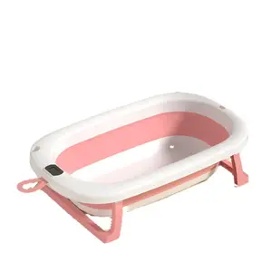Cute Small Size Soft Foldable Shower Bath Tub Portable Bathing Plastic Baby Bath Tub Child Children Bathtub