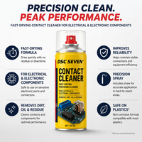 Nettoyant électronique en spray 400 ml, sans résidus, séchage rapide pour réparation de cartes PCB, nettoyage des connecteurs, bornes et interrupteurs