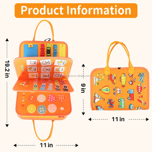 2026 Tablero Sensorial Montessori de Fieltro de Gran Venta para Niños Pequeños, Tablero Educativo Sensorial, Libro de Aprendizaje para Niños Pequeños - Product Image 2