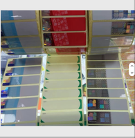 Étiquettes autocollantes vierges bleues, argentées, rouges, roses, blanches, noires pour clés de licence Windows 11 Pro et Windows 10 Famille en stock – Rouleau de 2000 pièces