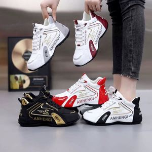 Chaussures de sport pour femmes 2025, brodées, respirantes, basses, à plateforme, décontractées, rehaussantes, pour couple - Product Image 2