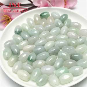 <span class=keywords><strong>ลูกปัด</strong></span>หยกแบบกระจายหลวมๆของพม่า<span class=keywords><strong>ลูกปัด</strong></span>กระพุ้งขนาด7.8*10มม. ขายส่งเป็นฝน - Product Image 1