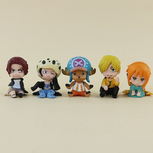 10 unids/set niño 0ne pieza <span class=keywords><strong>Luffy</strong></span> <span class=keywords><strong>Zoro</strong></span> Nami Ace <span class=keywords><strong>Sanji</strong></span> Anime figura misterio caja ciega juguete Catcher Gachapon huevo caja juego premios Juguetes - Product Image 4