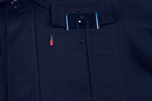 Ensembles de vêtements de travail en pur coton sur mesure, durables et résistants à l'usure, vêtements de travail tout en coton, hauts de travail, uniformes d'usine - Product Image 5
