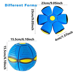 Nueva llegada Led Magic UFO platillo volador bolas planas juguete para mascotas con luces para mascotas perros - Product Image 6