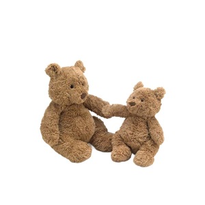 Sac à main en peluche ours bouclé réaliste EZBABY JC UK, série petits animaux, stock ODM personnalisable, techniques de lavage, anti-stress, PP - Product Image 5
