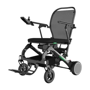 Sedia a rotelle per disabili elettrica pieghevole motorizzata sedia a rotelle per disabili