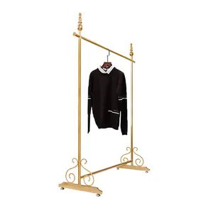 Simple and Elegant Clothes Display Rack Mirror Polishing for Dress