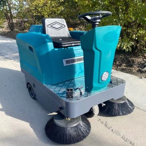 Street Road Dust <b>Cleaning</b> Equipment Rechargeable Driving <b>Floor</b> Machine Mini Small Street - Product Image 6